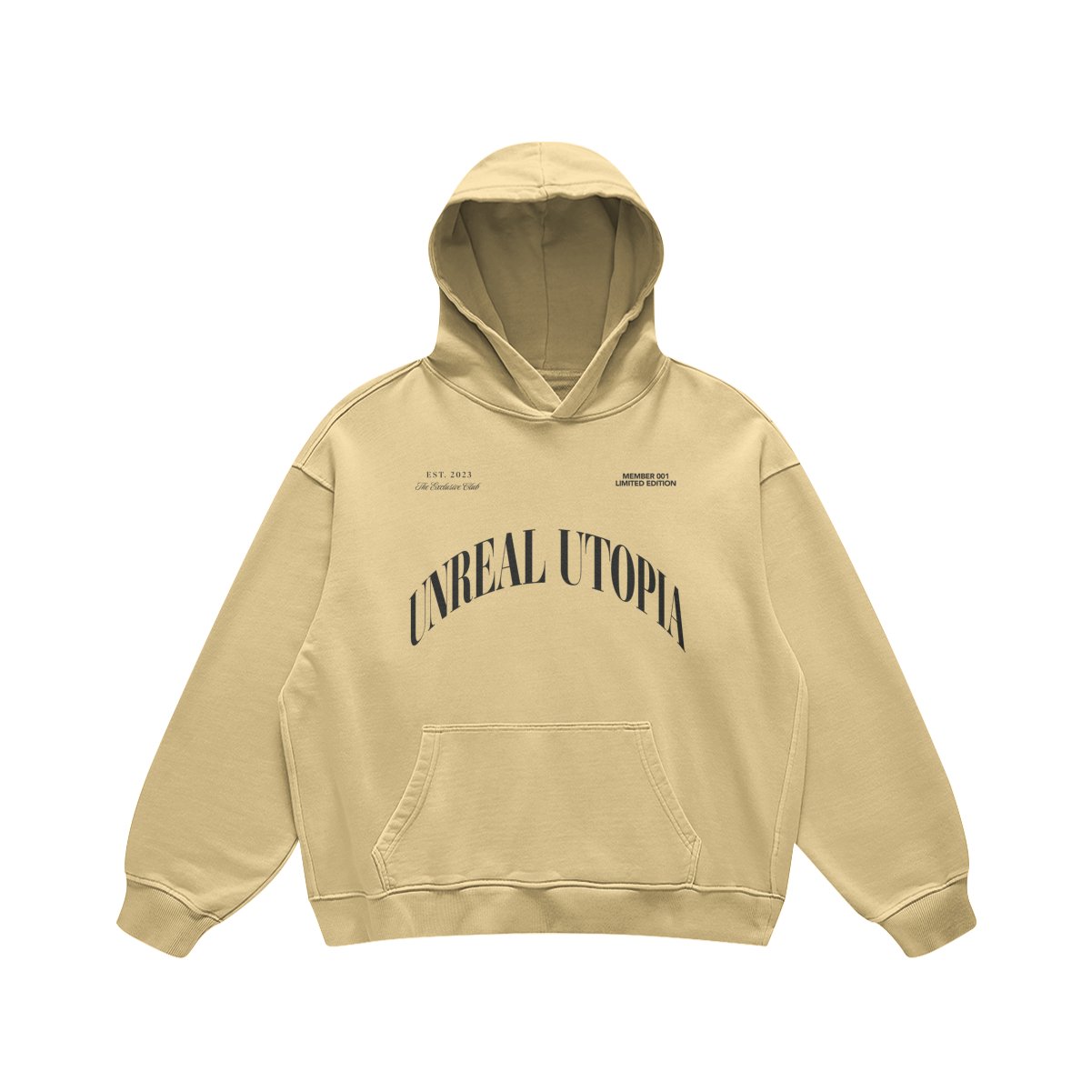 UNREAL UTOPIA EXCLUSIVE CLUB HOODIE - UNREAL UTOPIA