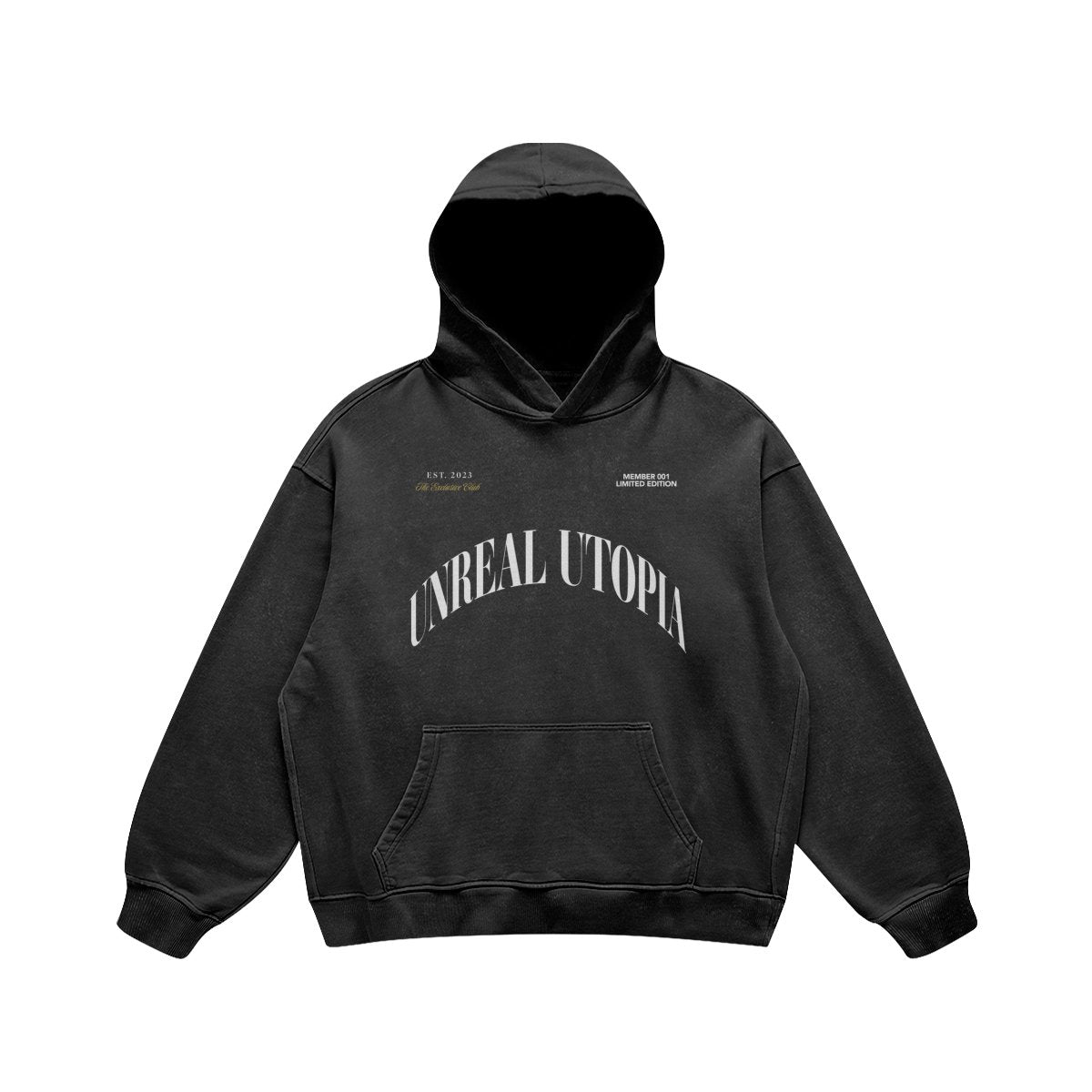 UNREAL UTOPIA EXCLUSIVE CLUB HOODIE - UNREAL UTOPIA